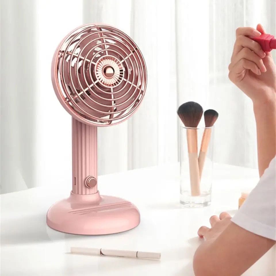 Retro Handheld Fan, Desktop Rotatable Fan, Portable Silent Fan, Usb Mini Charging Electric Fan, Ultra Quiet High Portable Fan Retro Handheld Fan, Desktop Rotatable Fan, Portable Silent Fan, Usb Mini Charging Electric Fan, Ultra Quiet High Portable Fan